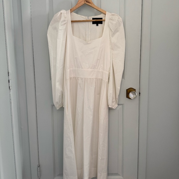 Monica Nera White Midi Dress - Picture 1 of 3